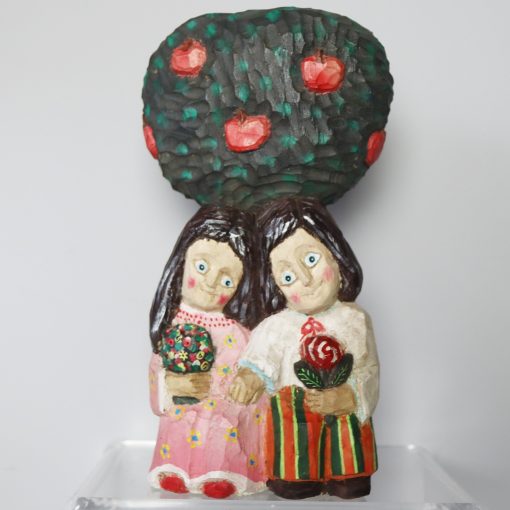 Eugeniusz Węgiełek - Adam and Eve folkloric