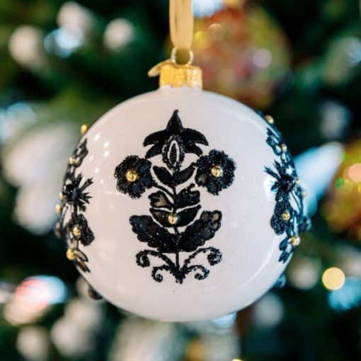 Regional Christmas Ornament - Embroidery - Wilanów embroidery - Image 2