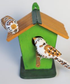 Adam Dębowski - A Birdhouse - wuth a white birds