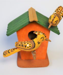 Adam Dębowski - A Birdhouse - with a yellow birds (Kopia)