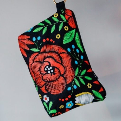 Women's cosmetic bag - Inspired by Krakow pattern