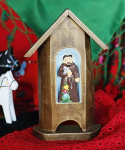 Ela Świderek - Święty Franciszek - kapliczka brązowa