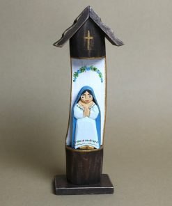Ela Świderek - Madonna w kapliczce w błękitnej szacie