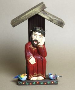 Bogumiła Leśniak - Chrystus Frasobliwy w kapliczce