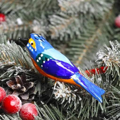 Planed bird - blue & yellow
