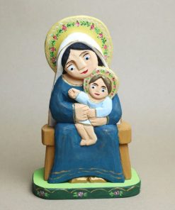 Ela Świderek - Madonna z Dzieciątkiem siedząca na ławce